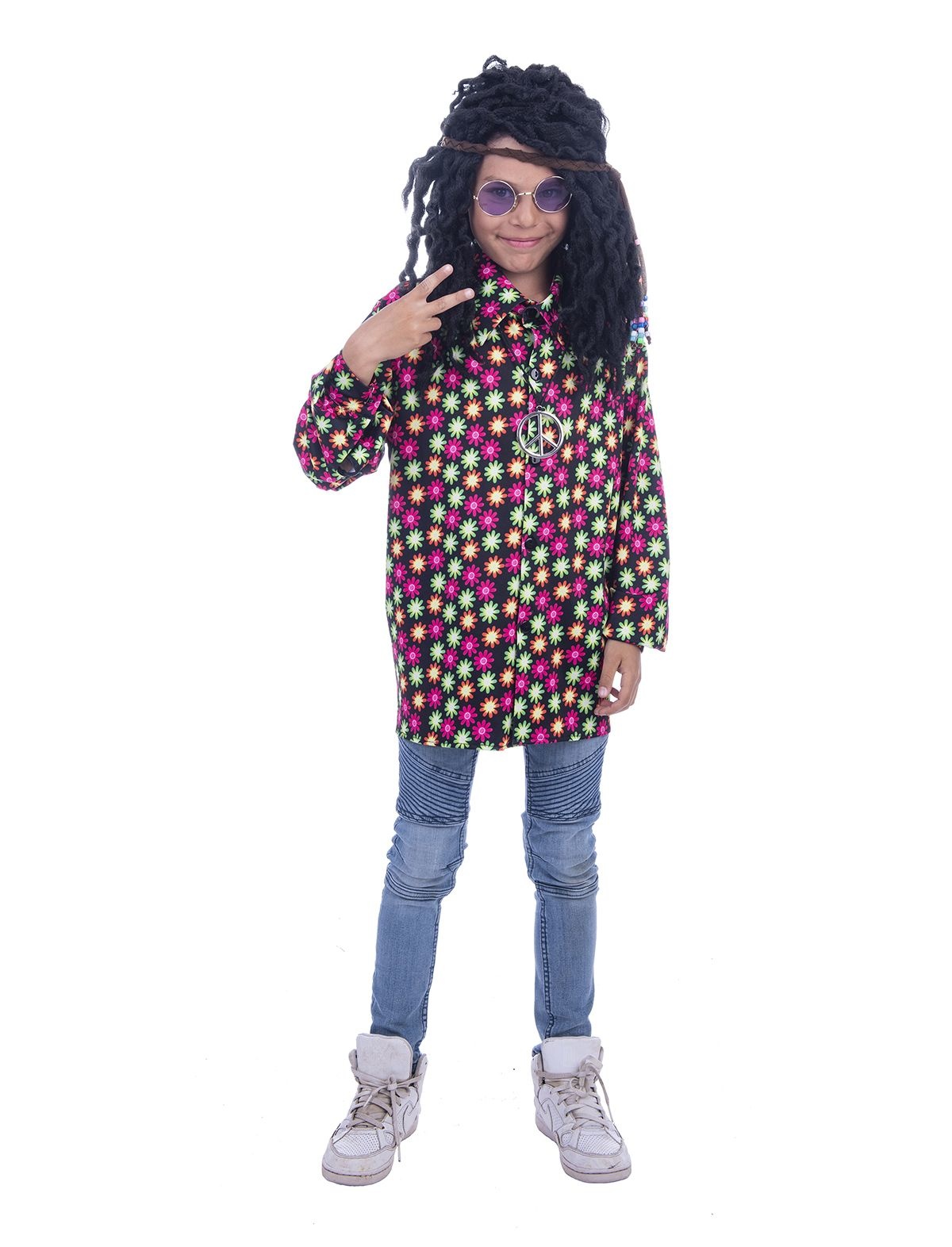 Hippie Blouse Flower Kind afbeelding