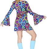 Jaren 70 Groovy Jurk Cirkels