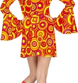 70's Jurk Disco Oranje