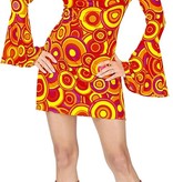 70's Jurk Disco Oranje