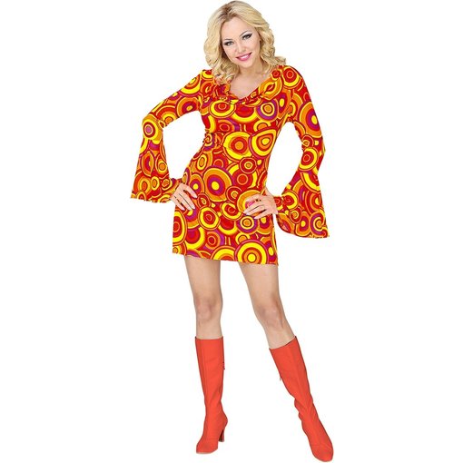 70's Jurk Disco Oranje