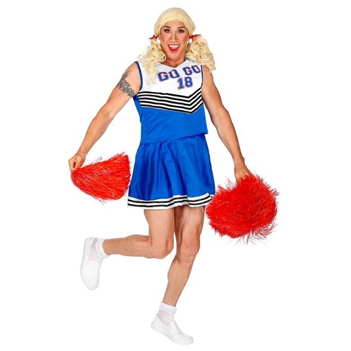 Fout Cheerleader Kostuum Man