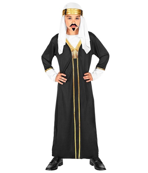 Sultan Kostuum Kind Zwart