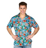Hawaii Blouse Tropical Blauw