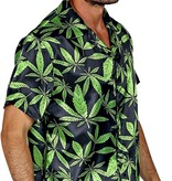 Blouse met Cannabis Print