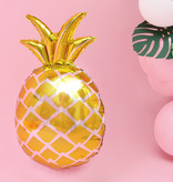 Folieballon metallic Ananas