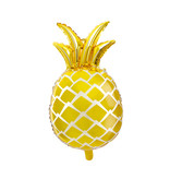 Folieballon metallic Ananas