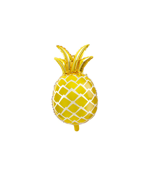Folieballon metallic Ananas