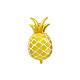 Folieballon metallic Ananas
