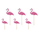 Toppers Flamingo set 6 stuks