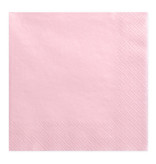 Servetten Lichtroze 20 stuks