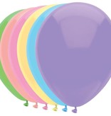 Ballonnen Pastel mix 10 st. 30 cm