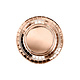 Gebaksbordjes rose goud 18cm 6 stuks