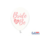Transparante ballonnen Bride To Be roze (6st)