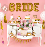 Transparante ballonnen Bride To Be roze (6st)