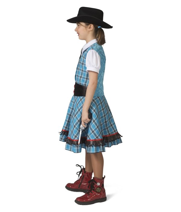 Cowgirl Kostuum Blue Bird Meisje