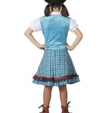 Cowgirl Kostuum Blue Bird Meisje