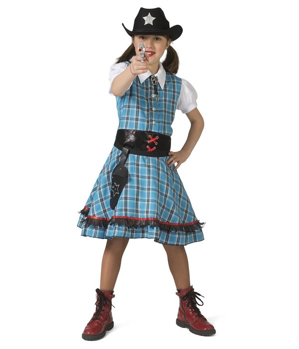 Cowgirl Kostuum Blue Bird Meisje