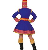 Laplandse Vrouw Traditioneel Kostuum