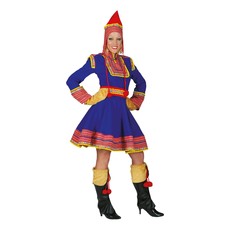 Laplandse Vrouw Traditioneel Kostuum