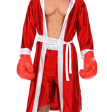 Bokser kostuum rood