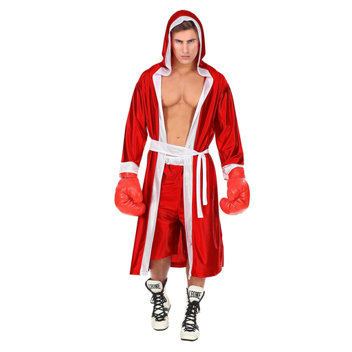 Bokser kostuum rood
