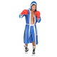 Bokser kostuum blauw