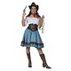 Cowgirl Jurk Abby Blauw