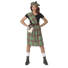 Schotse Highlander Kostuum Dames Groen