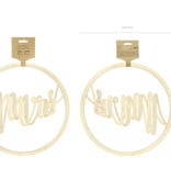 Houten Hangdecoratie "Mr" & "Mrs"