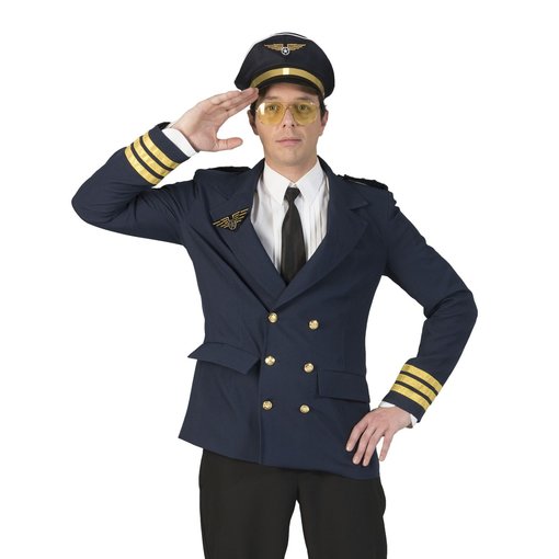 Pilotenjas Man Donkerblauw