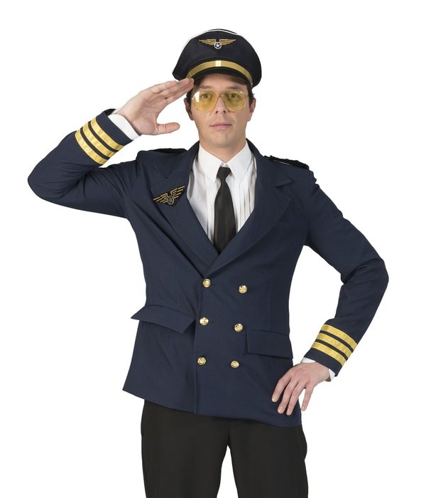 Pilotenjas Man Donkerblauw