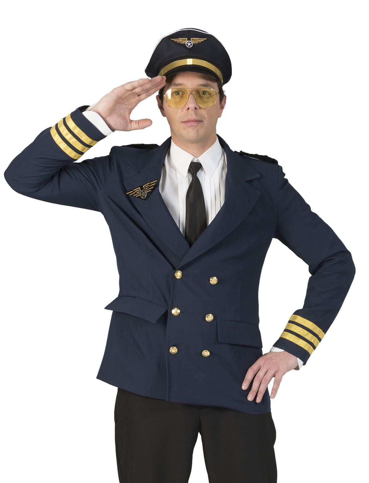 Pilotenjas Man Donkerblauw afbeelding