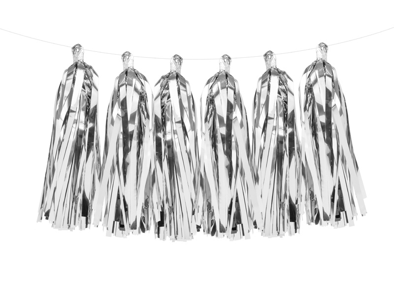 Tassel Slinger Zilver 1,5 meter afbeelding