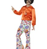 60's Hippie Broek Groovy Love Heren