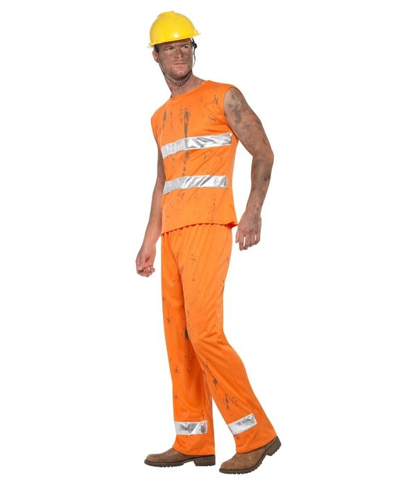 Bouwvakker Kostuum Oranje