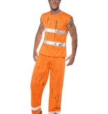 Bouwvakker Kostuum Oranje