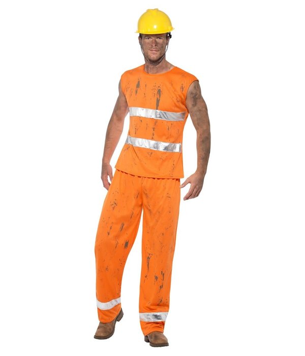 Bouwvakker Kostuum Oranje