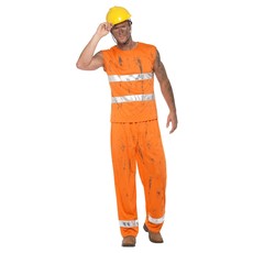 Bouwvakker Kostuum Oranje