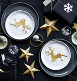 Decoratie Sterren Goud 6 stuks