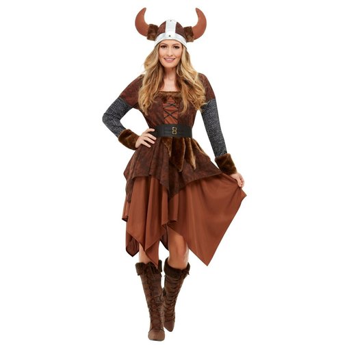 Viking Koningin Kostuum Barbaar