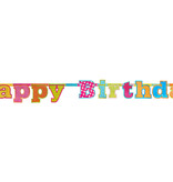 LetterBanner Happy Birthday Holografisch