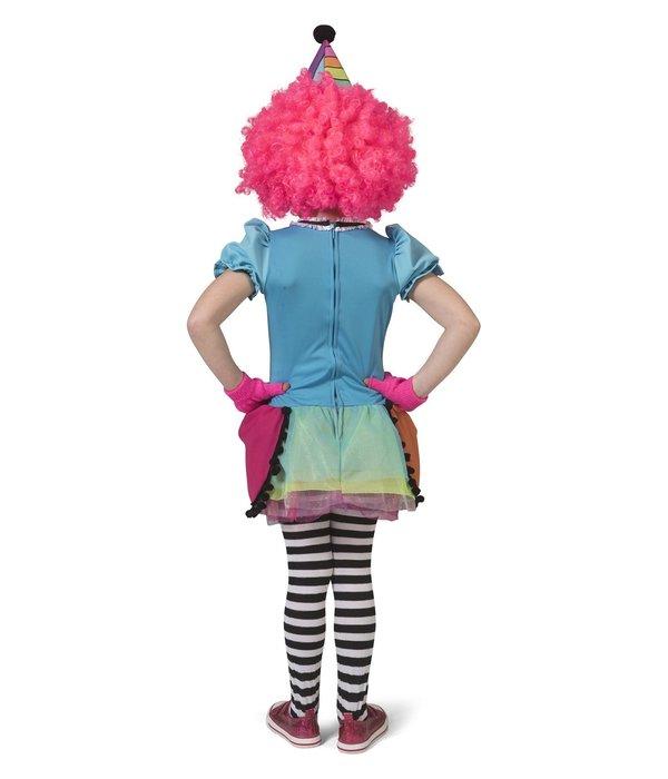 Regenboog Clown Kostuum Meisje
