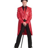 Slipjas Pailletten Rood Heren