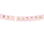 Letterslinger Happy Birthday Lichtroze