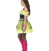 80's Jurk Neon Groen