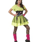 80's Jurk Neon Groen