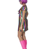Regenboog Jurk Metallic