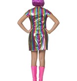 Regenboog Jurk Metallic