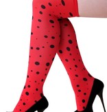 Kousen lieveheersbeestje met strik